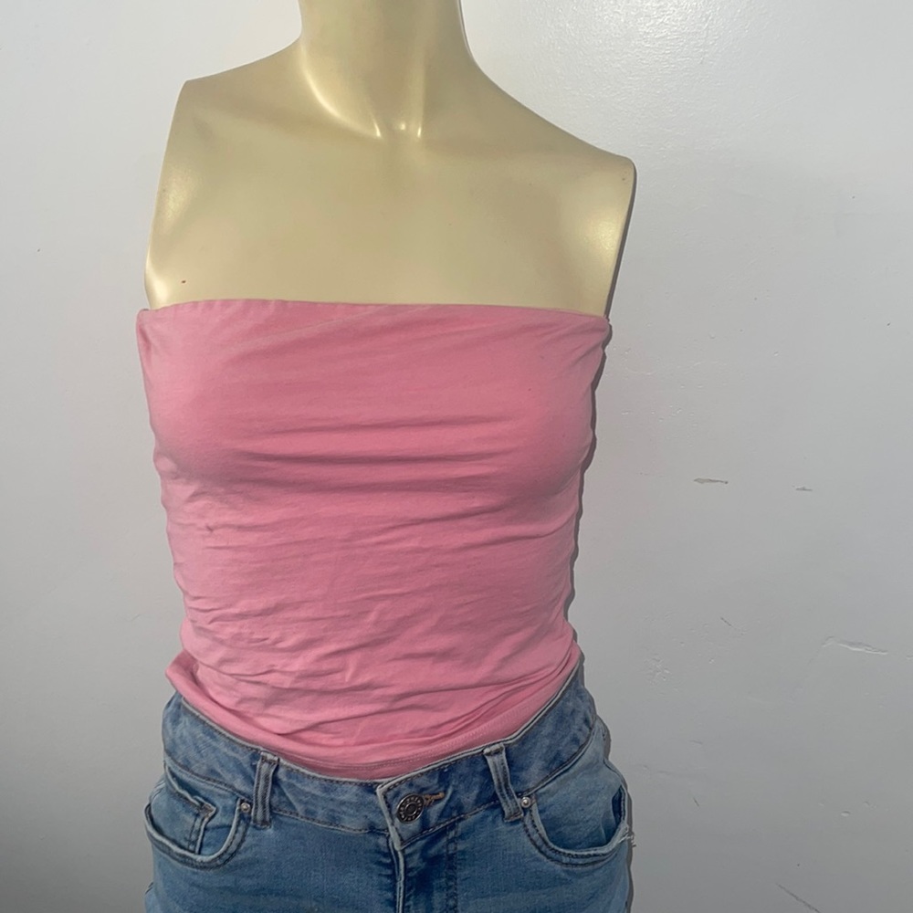 Tube top pink